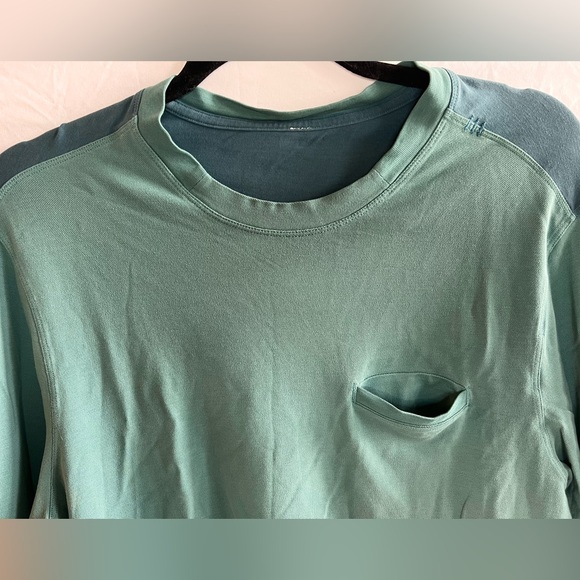 Lululemon Long Sleeves Pocket Half Pique T-Shirt - Picture 2 of 4